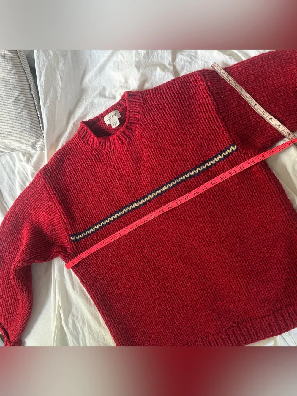 Vintage J. Crew hand-knit 100% wool sweater